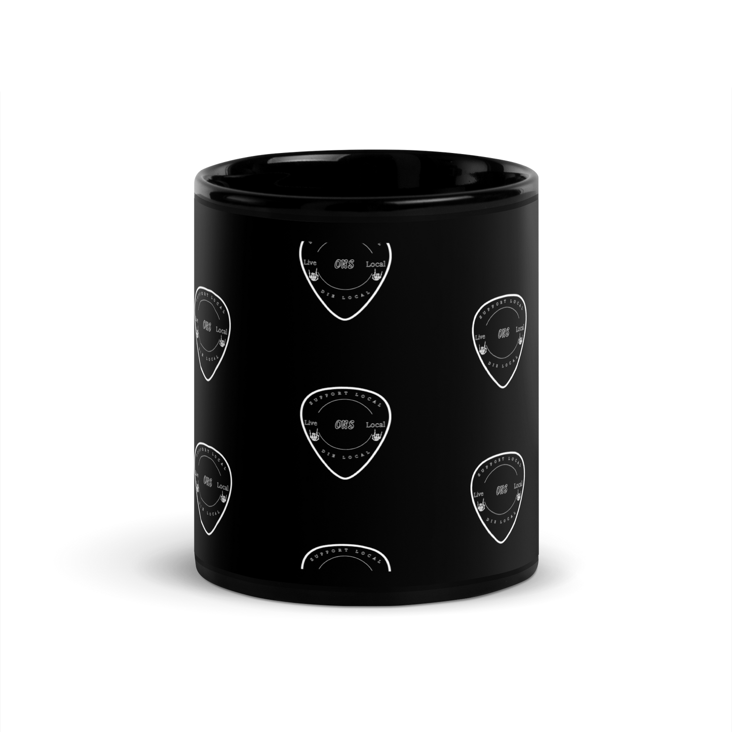 Black Glossy Mug