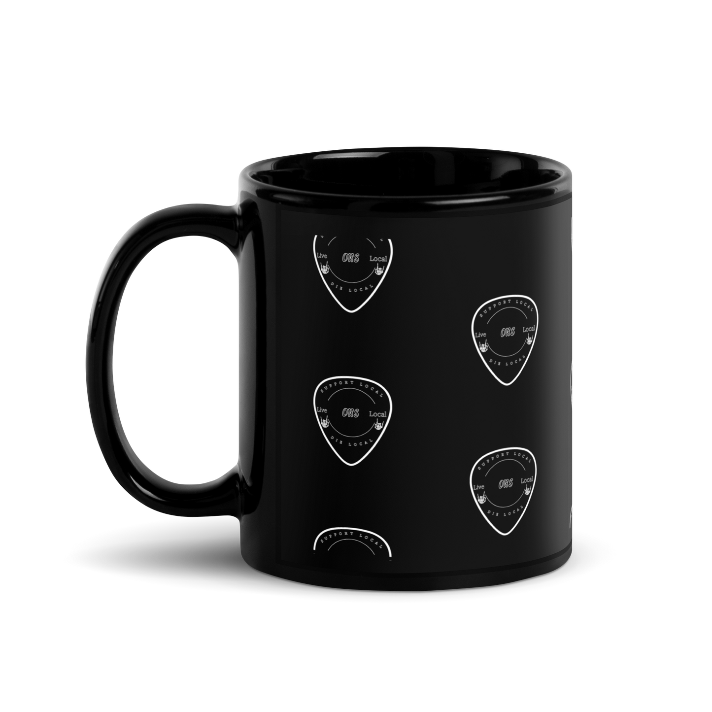 Black Glossy Mug