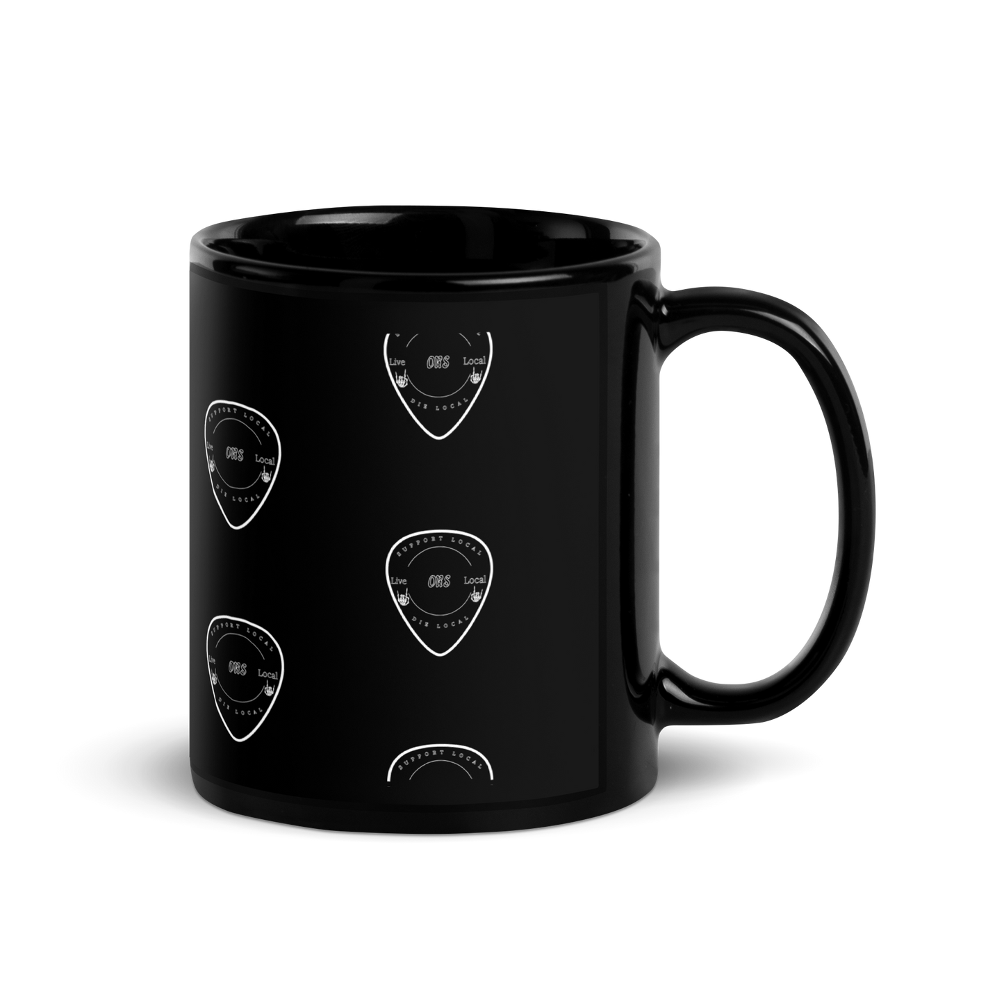 Black Glossy Mug