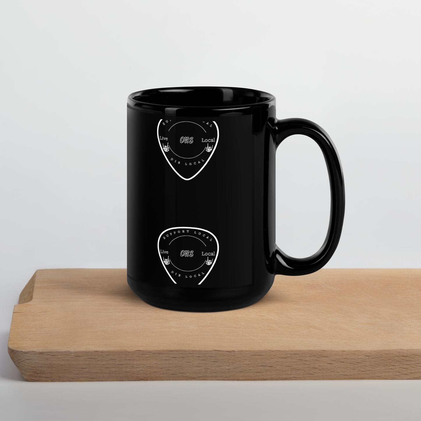Black Glossy Mug