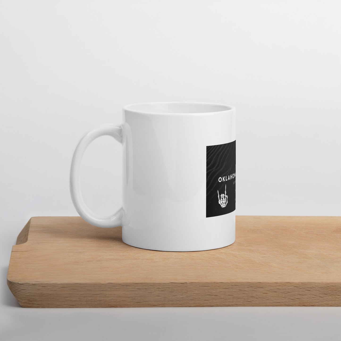 White glossy ORS Mug