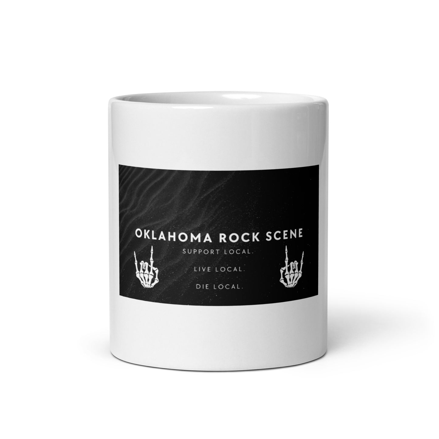 White glossy ORS Mug