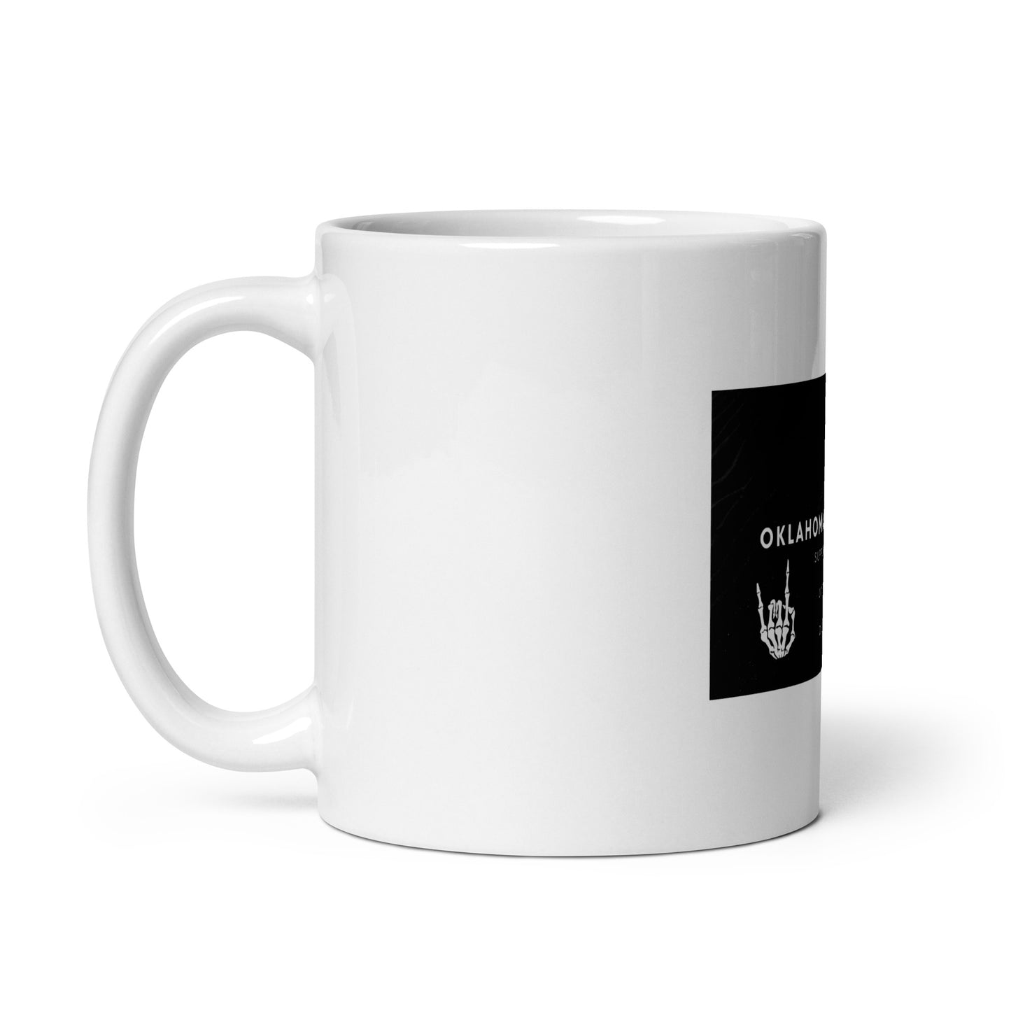 White glossy ORS Mug