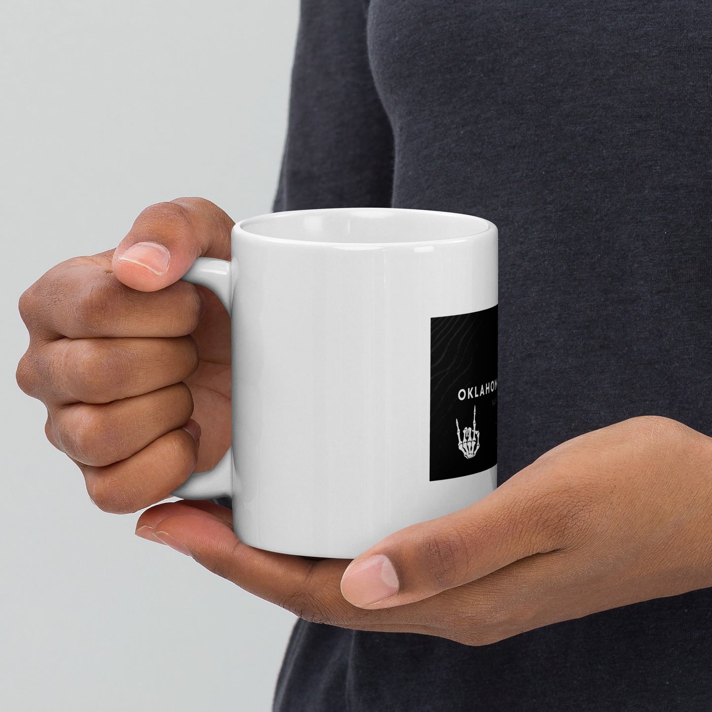 White glossy ORS Mug