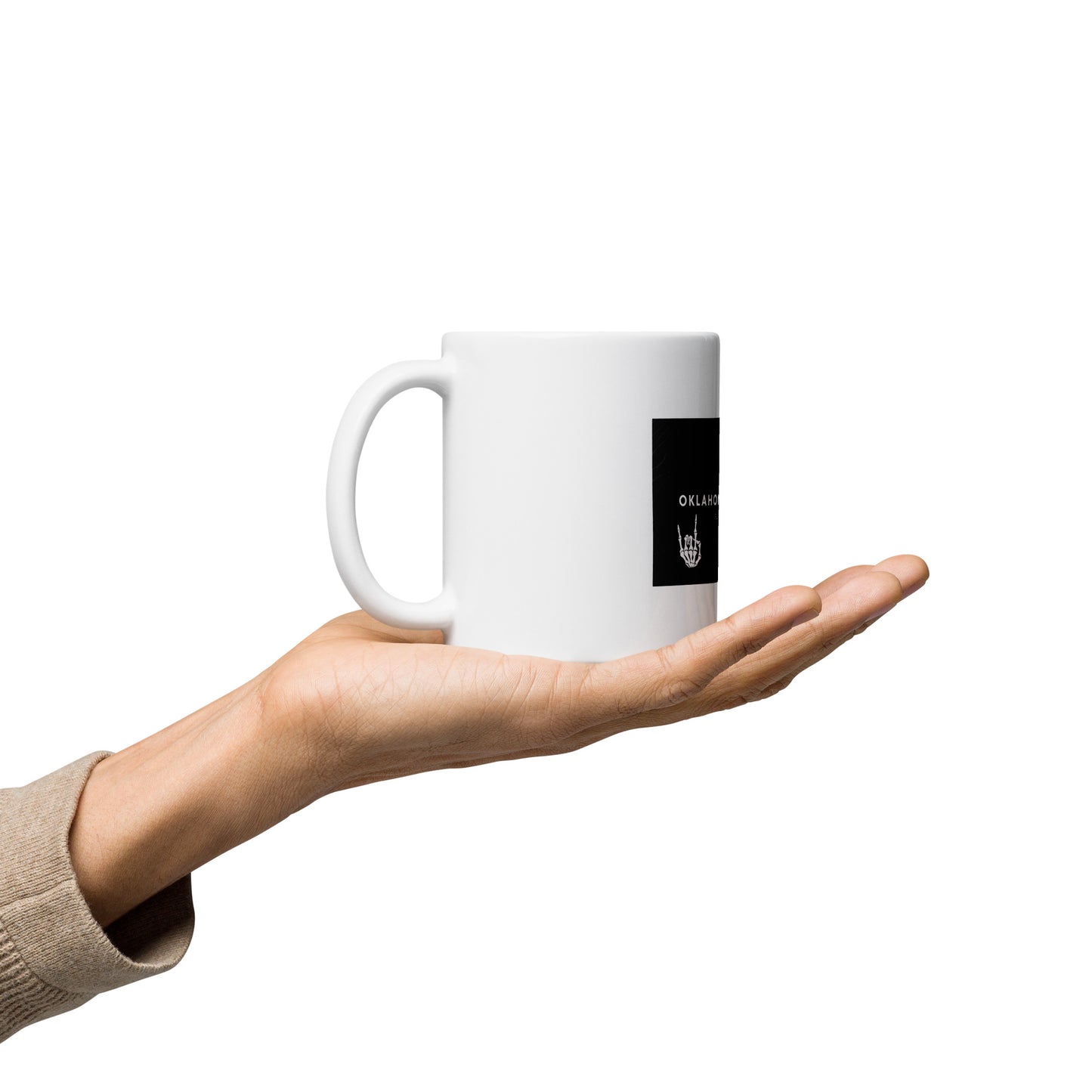 White glossy ORS Mug