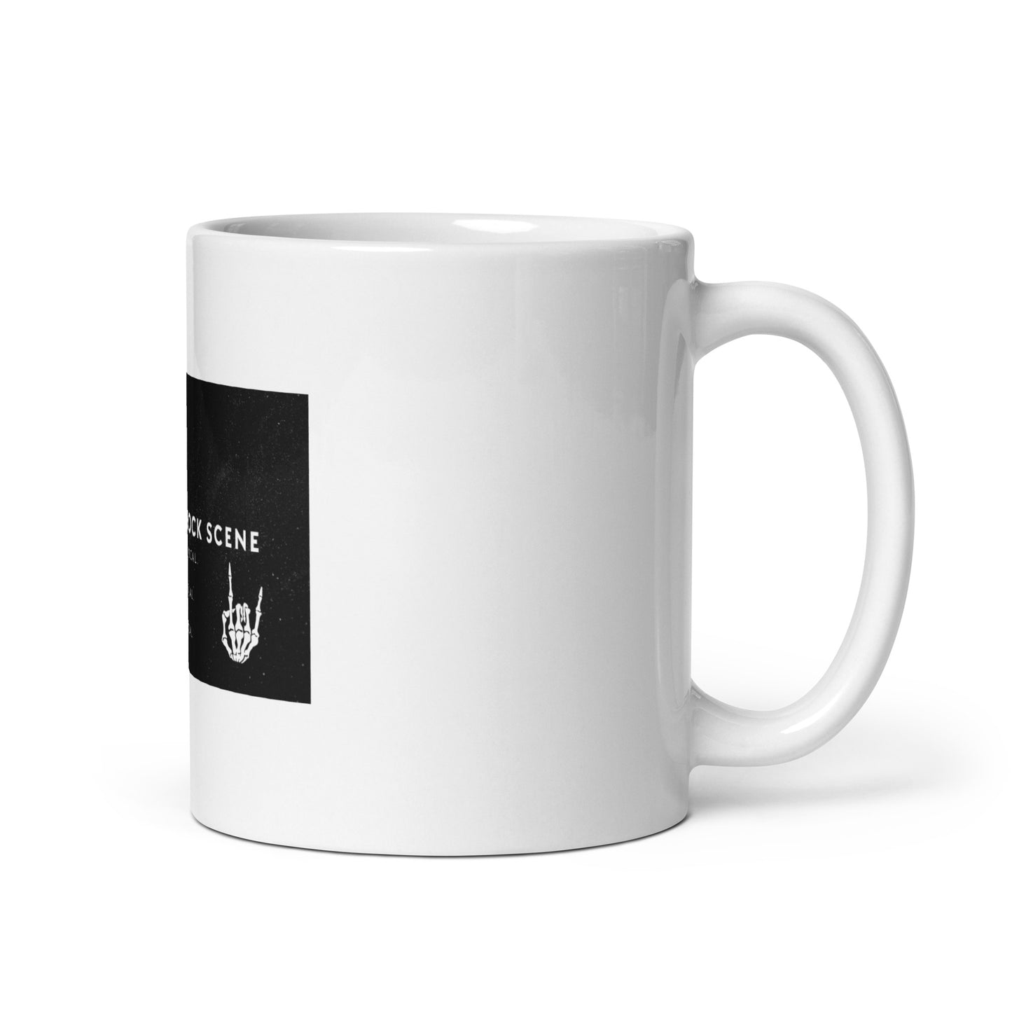 White glossy ORS Mug
