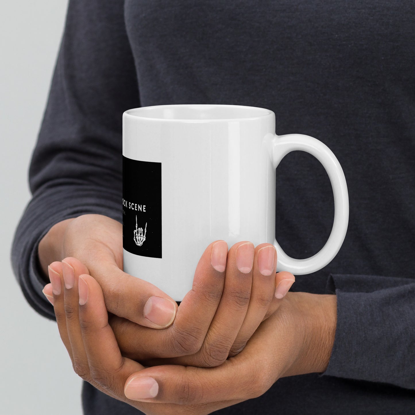 White glossy ORS Mug
