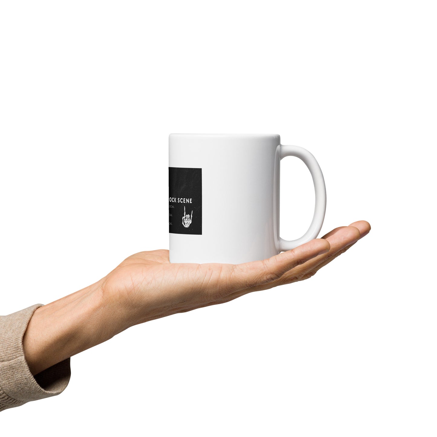 White glossy ORS Mug