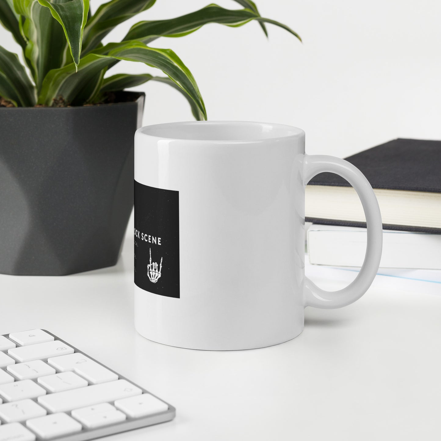 White glossy ORS Mug